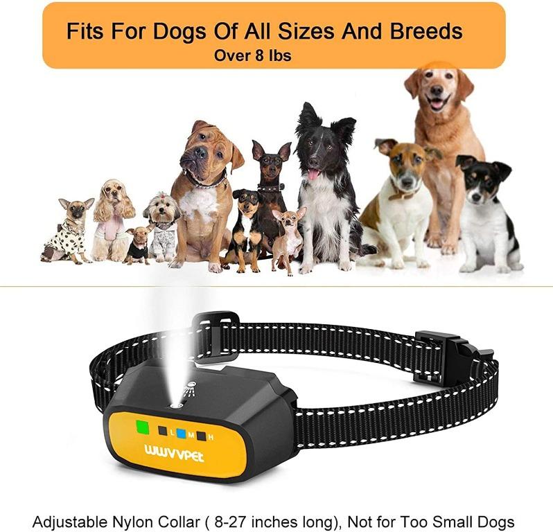 WWVVPET Citronella Spray Dog Training Collar with Remote Control 2 Modes Citronella Dog Bark Collar Citronella Spray Not Included 500 ft Range No
