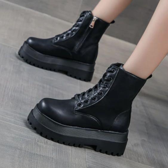 grunge platform boots
