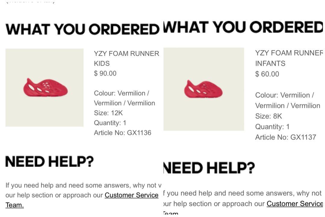 Yeezy Foam Runner Vermilion, Men's Fashion, Footwear, Sneakers on Carousell