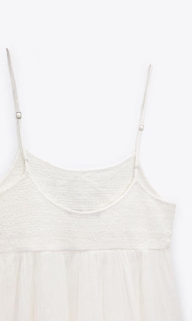 Zara panelled chiffon dress