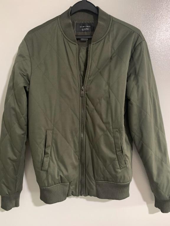 Quilted jacket hotsell mens zara