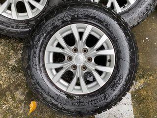 2012 montero sport stock mags and brand new tire