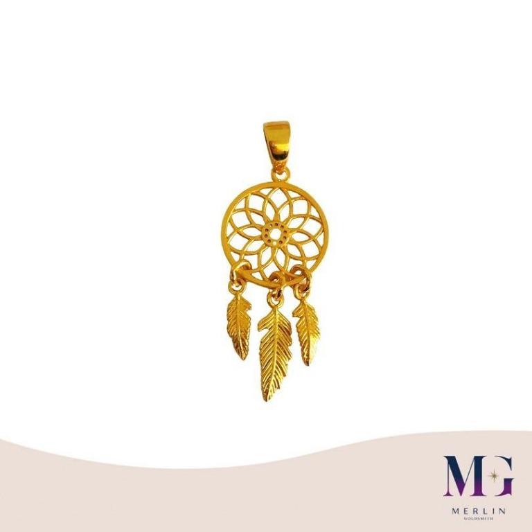 Gold dreamcatcher pendant new arrivals