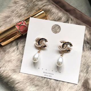 韓國連線 小香 珍珠 耳環