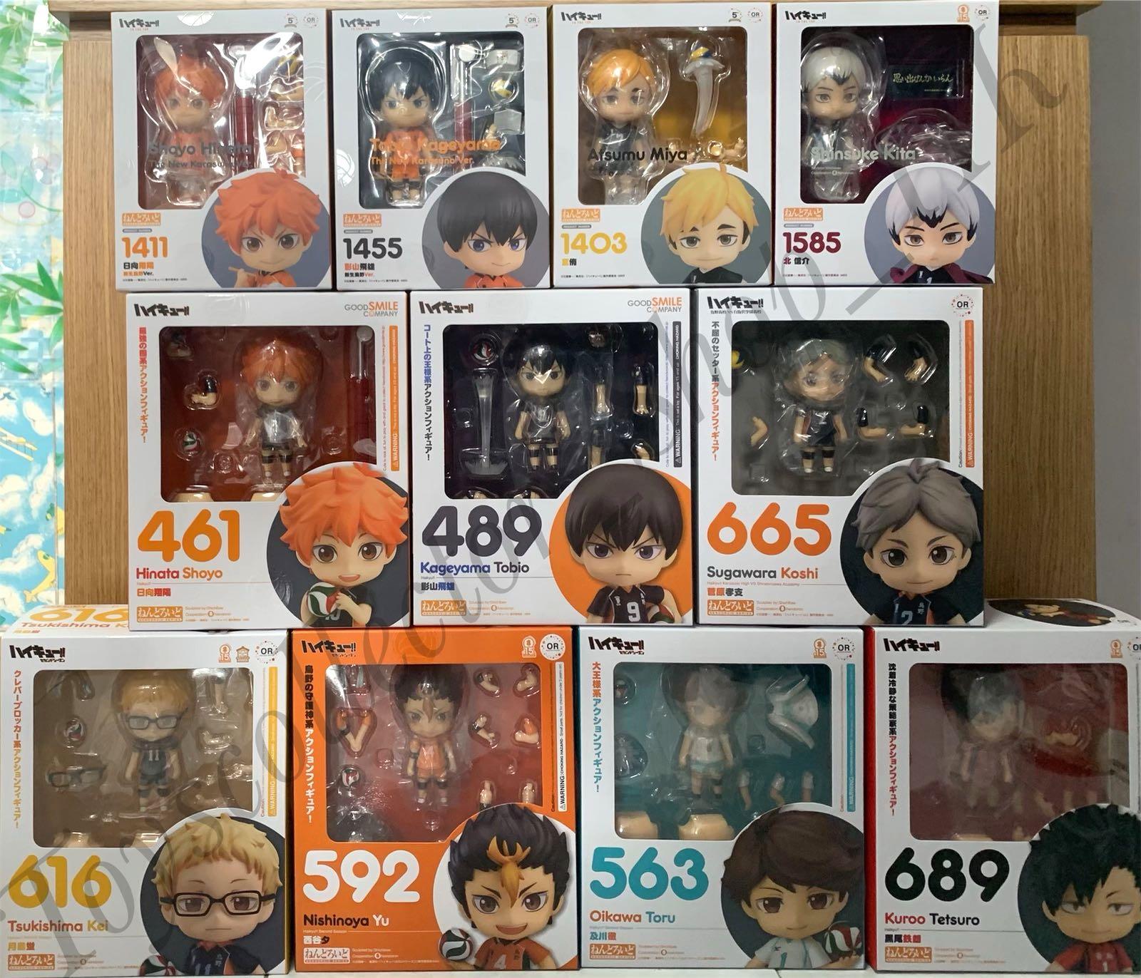 全新日版黏土人排球少年 Haikyu 影山飛雄日向翔陽及川徹西谷夕月島螢宮治宮侑宮兄弟北信介kageyama Tobio 烏野高中排球部小巨人
