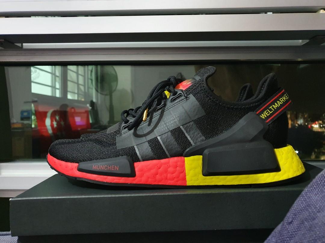 Nmd r1 deals black red yellow