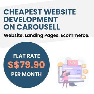 Affordable Web Design Website Ecommerce Landing Page Development Design Domain Hosting
