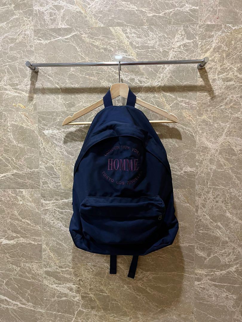 Authentic Balenciaga Homme Backpack Navy, Men's Fashion, Bags