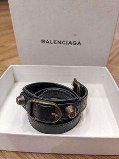 Authentic black Balenciaga bracelet