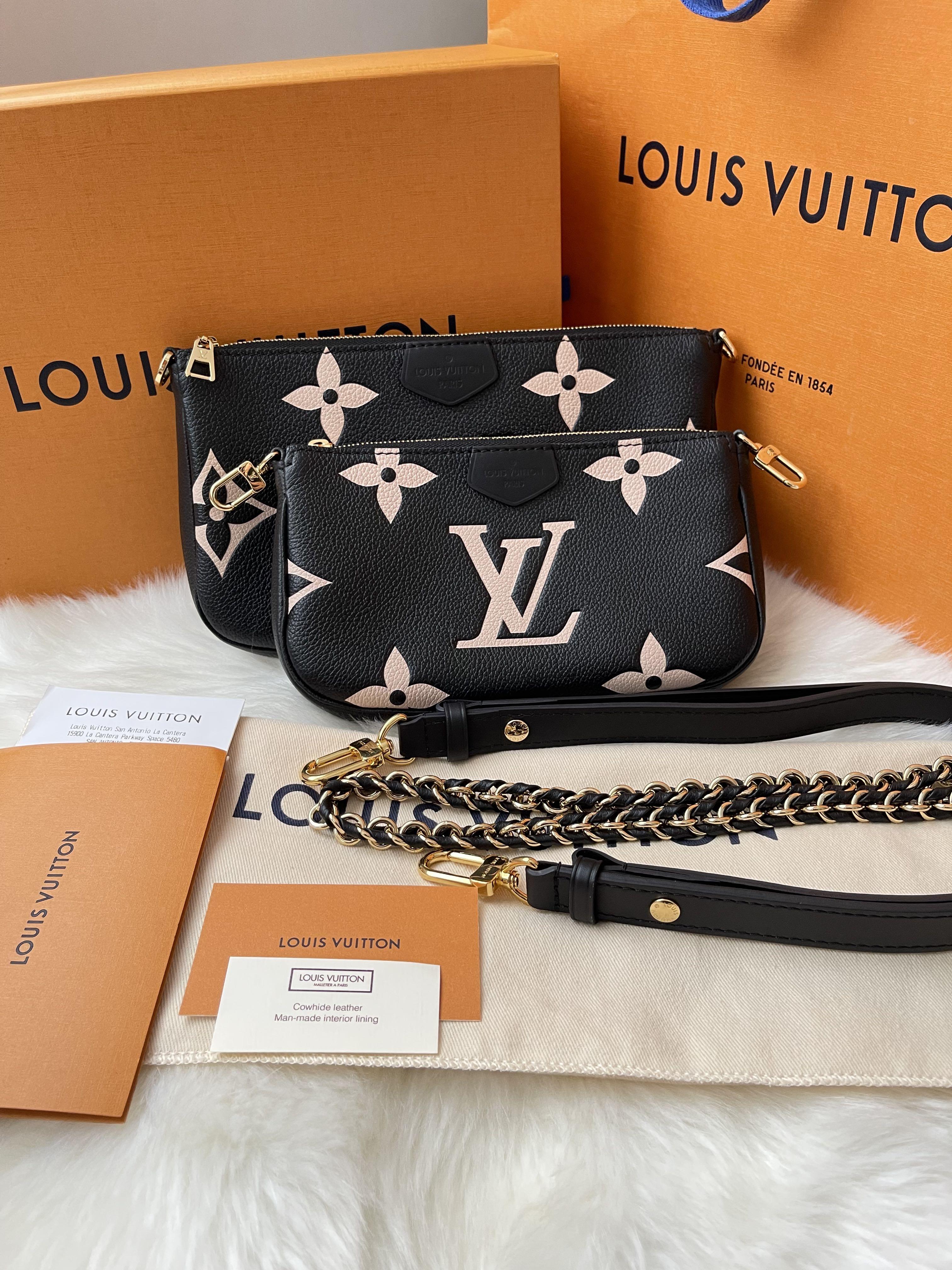 Authentic Louis Vuitton Multipochette Accessoires Bicolor, Luxury