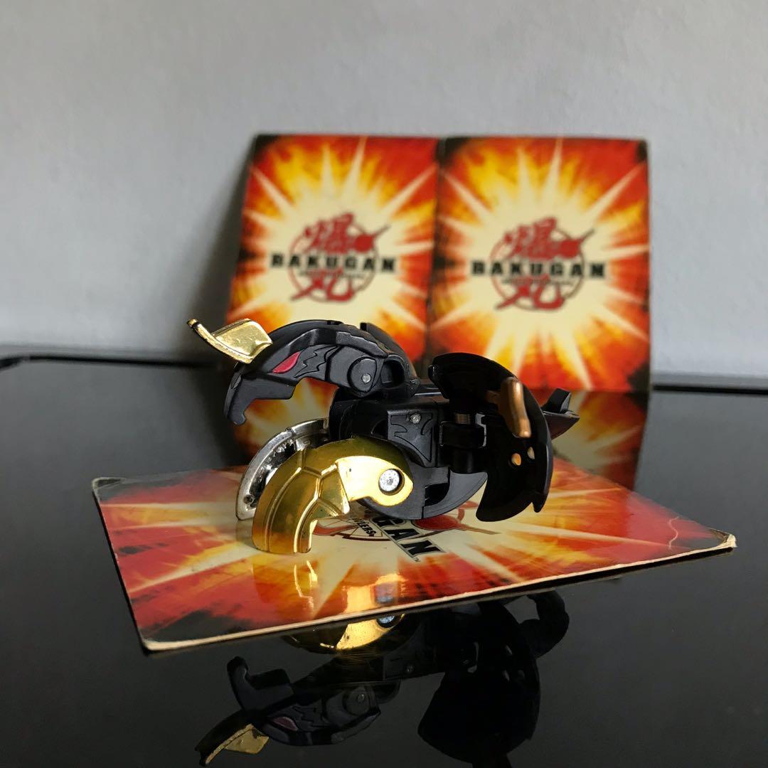 Black and clearance gold bakugan