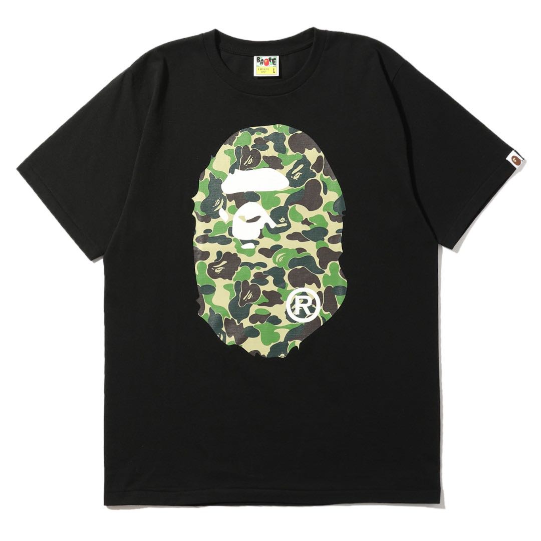 BAPE camo ape head tee, Men's Fashion 