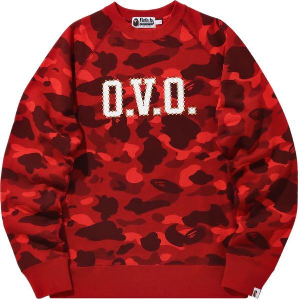 Bape OVO sweater Men s Fashion Tops Sets Hoodies on Carousell