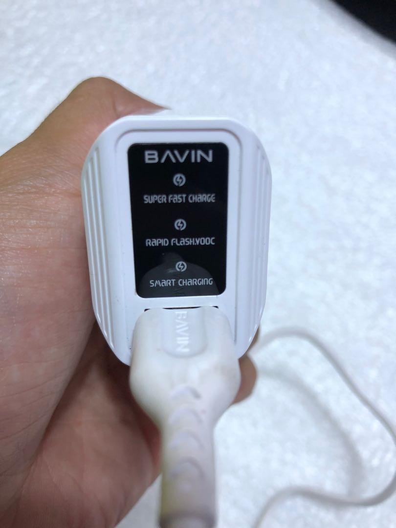 BAVIN SUPER FAST CHARGING CHARGER (Category: Chargers) located in Baguio. Submitted by aceshopp.ph (Listing ID 1117292292, Image 1). Description: Excellent condition No issues Super fast charging BAVIN CHARGER (high quality).