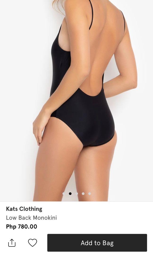 Backless One-Piece Swimsuit