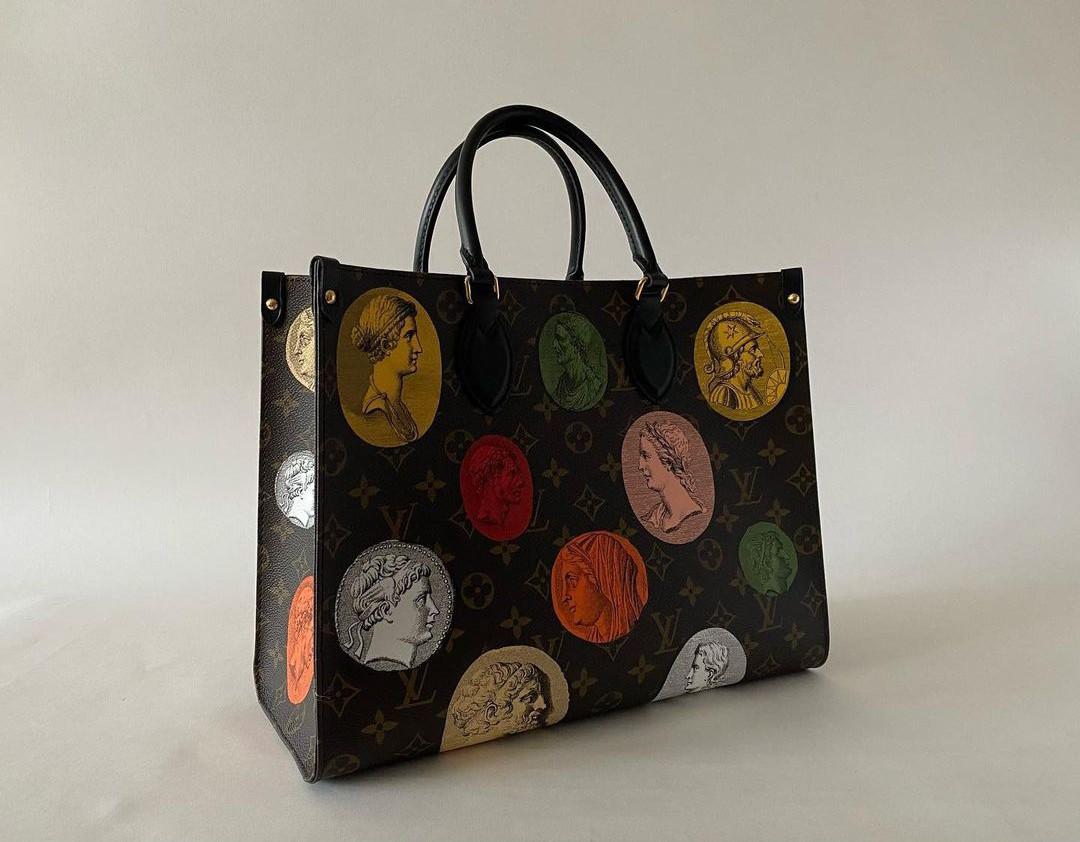 Louis Vuitton Monogram Cameo x Fornasetti Capsule OTG MM Bag