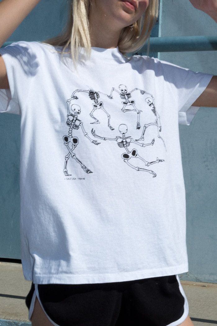Skeleton shirt brandy melville clearance