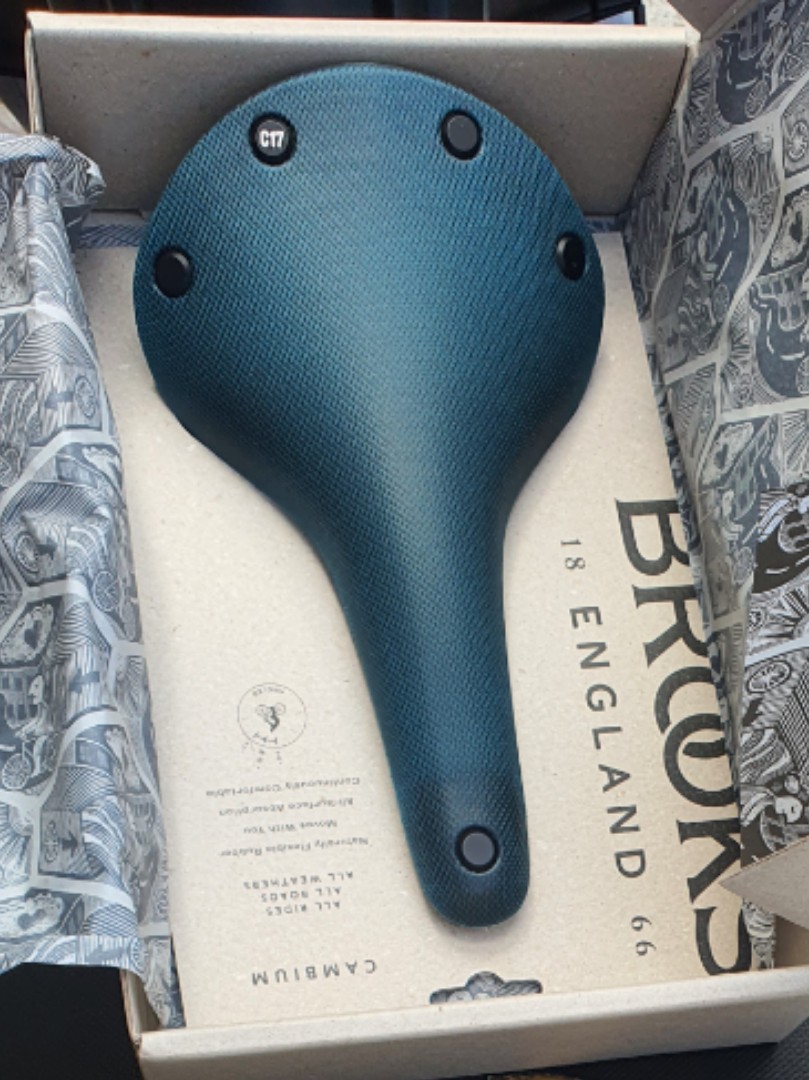 blue brooks saddle