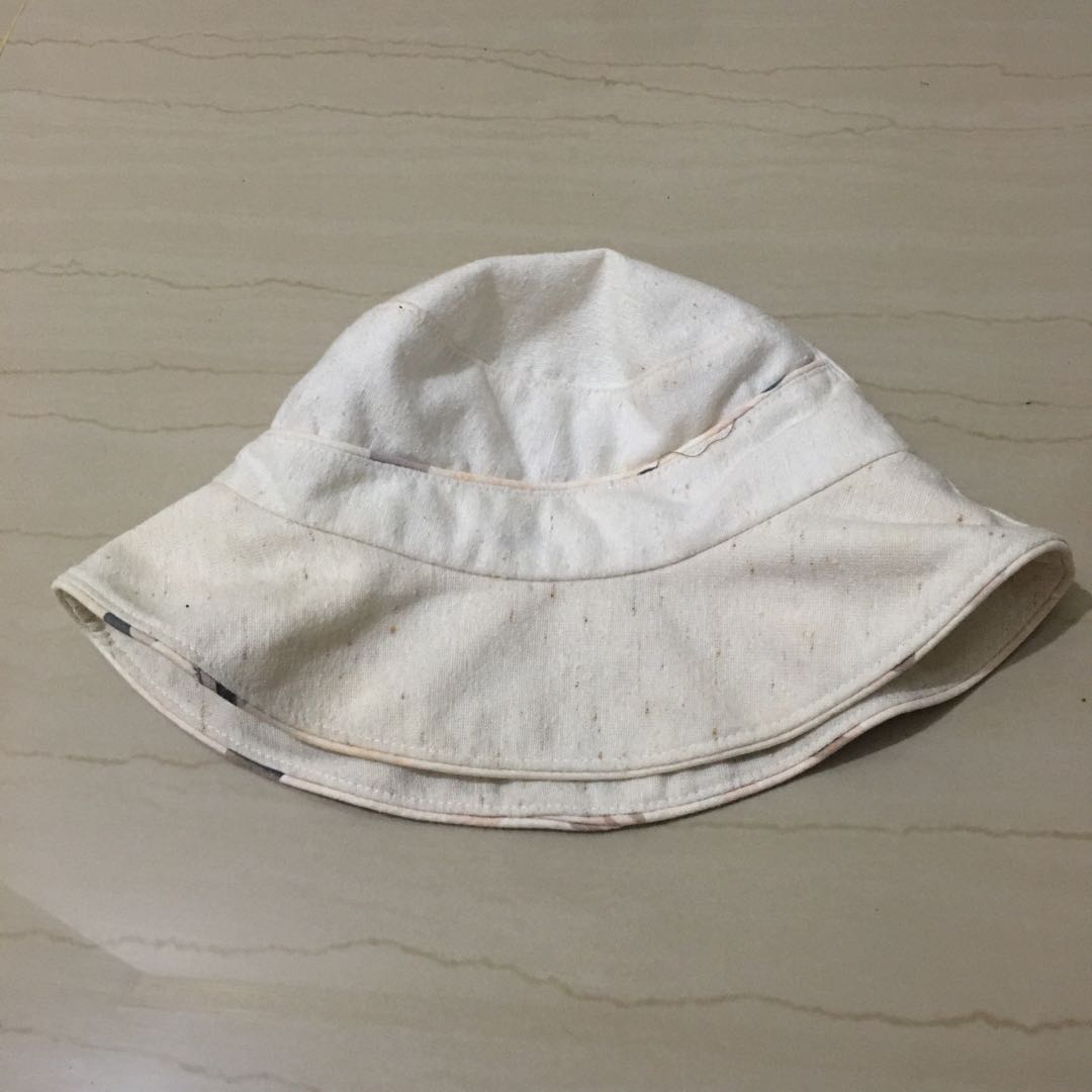 Bucket hat wanita ukuran 55 cm, Fesyen 