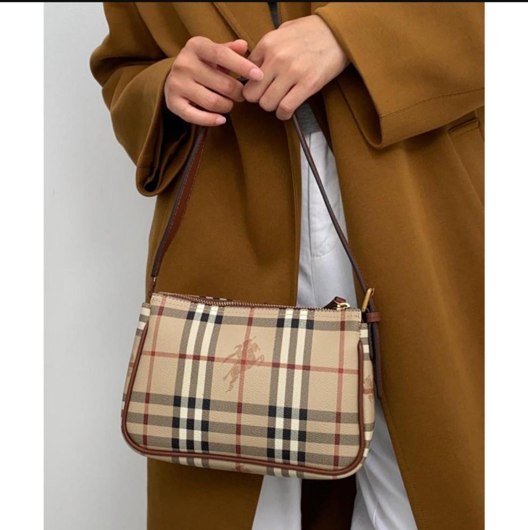 Burberry London Haymarket Check Pochette - Neutrals Handle Bags, Handbags -  WBURL59771