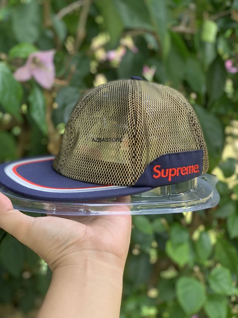 Cap Supreme Metallic Mesh 6 Panel, Men's Fashion, Watches