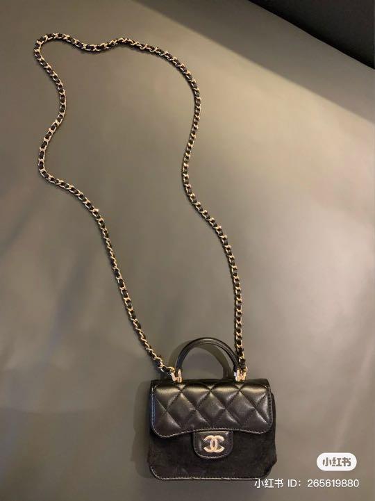 Chanel flap coin purse w chain, Luxury, Bags & Wallets on Carousell