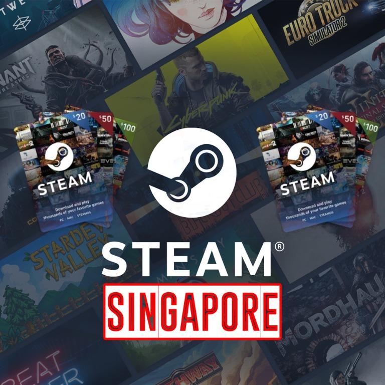 CHEAP Singapore Steam Gift Cards, Video Gaming, Gaming ...