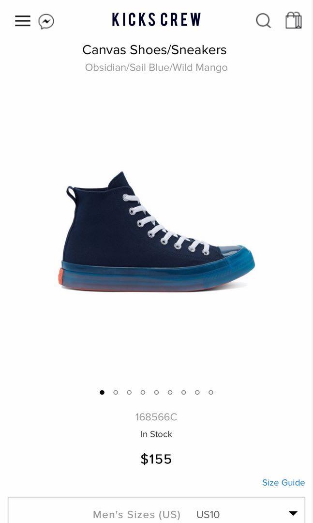 Converse Chuck Taylor All Star CX High “Obsidian Sail”, Men's Fashion,  Footwear, Sneakers on Carousell