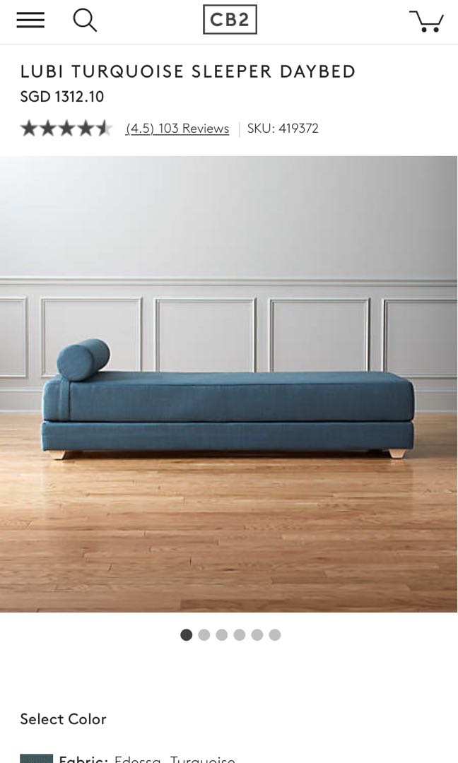 Crate Barrel Cb2 Daybed Queen Sofabed Sofa Bed Couch Designer Furniture Home Living Sofas On Carou
