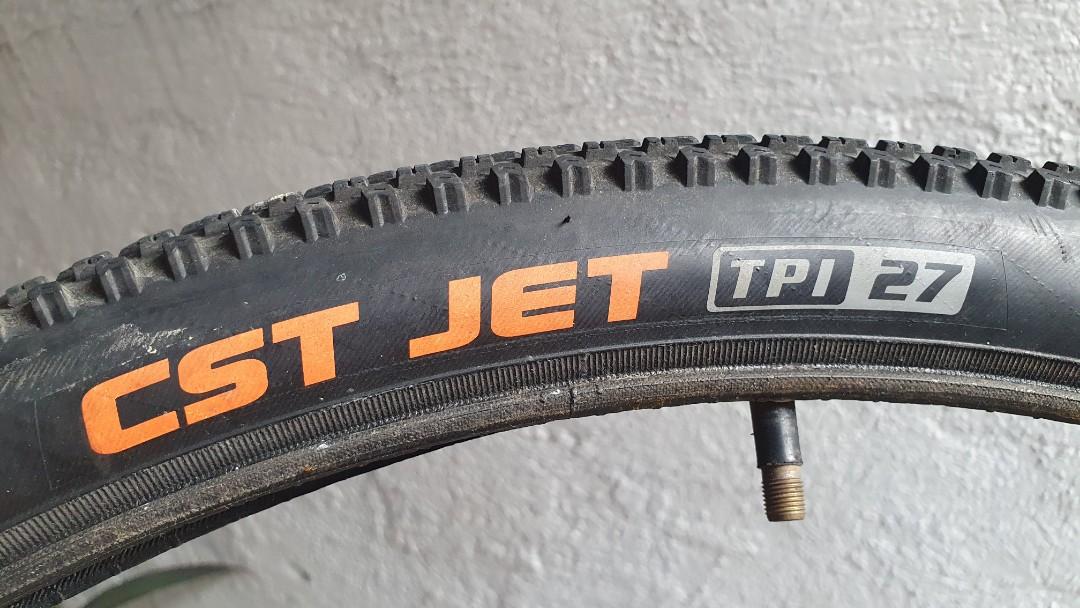 CST Jet TPI 27 with inner tube, Sports Equipment, Bicycles & Parts ...
