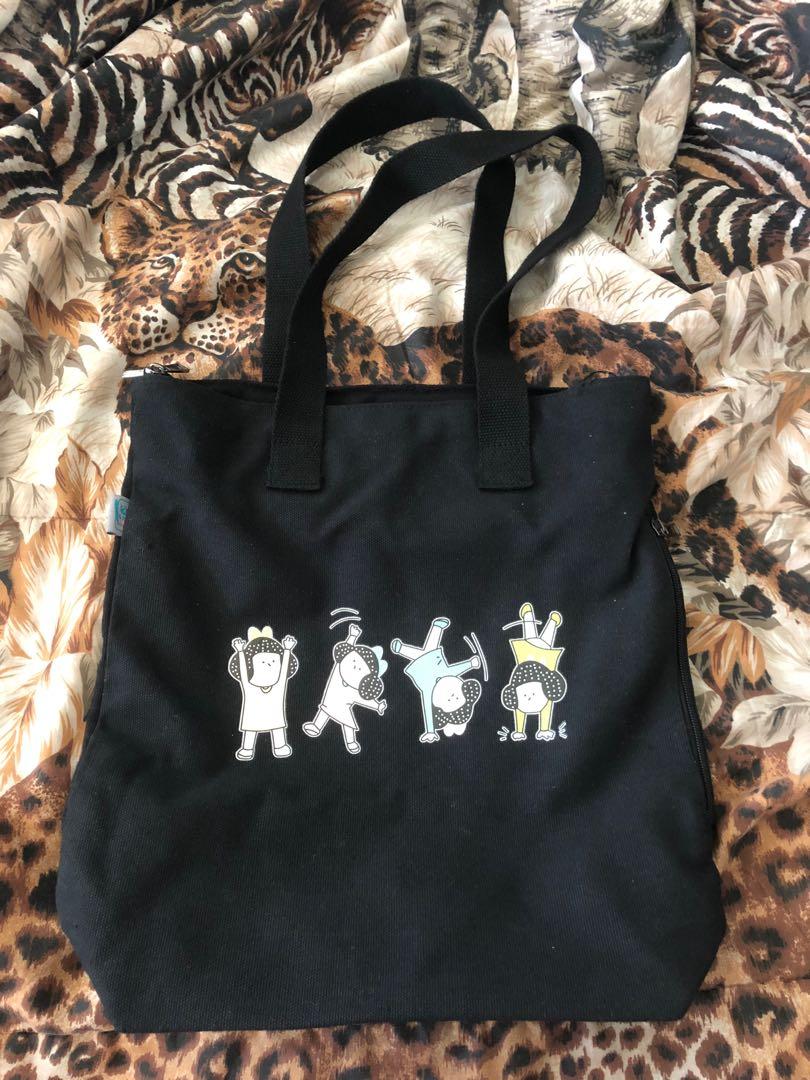 Cute black tote bags store