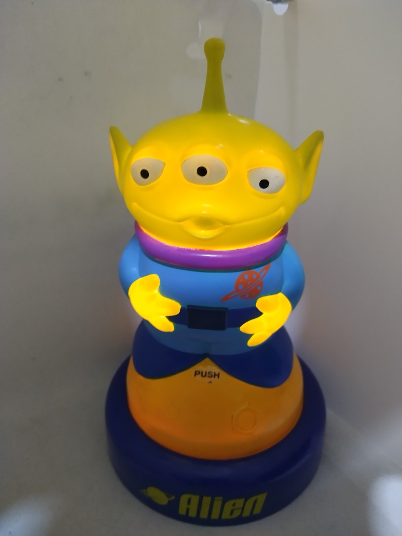 Disney Pixar ToyBox Toy Story Alien Lamp, Hobbies & Toys