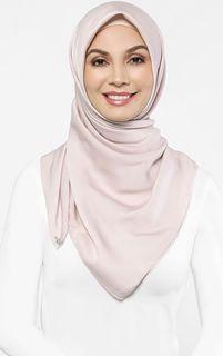 Duck Matte Satin Silk Square in Powder Pink