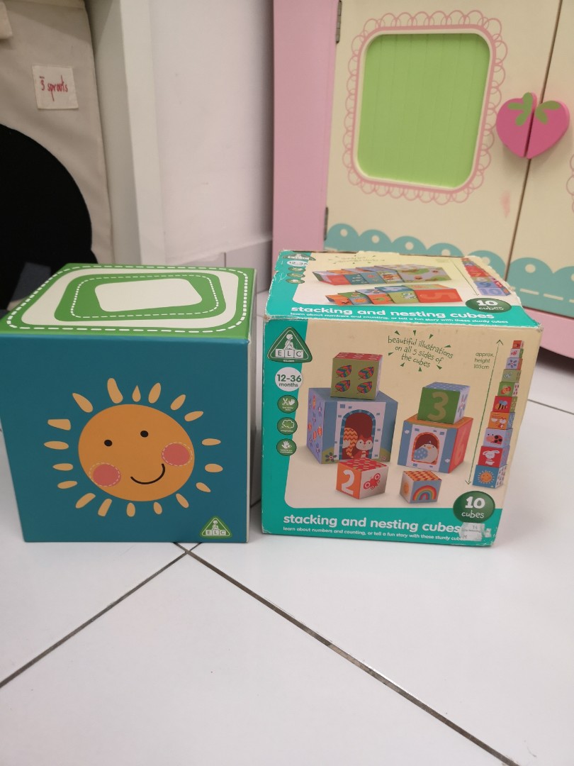 Elc discount stacking cubes