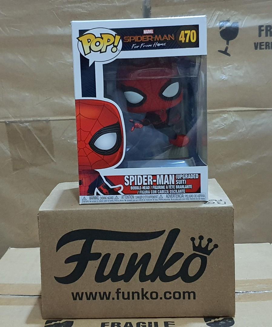 Funko pop 470 Spider man Upgraded suit Hobbies Toys