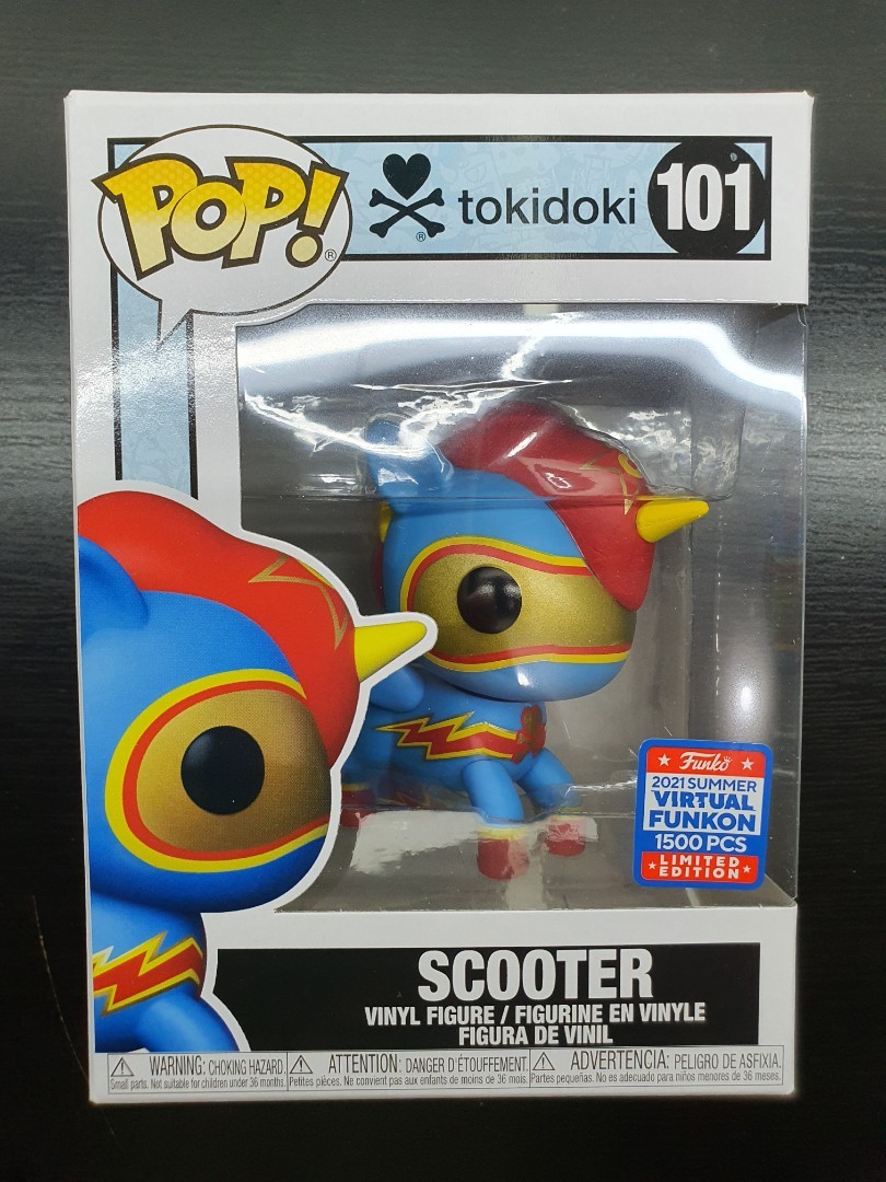 Funko Pop! LE 1500 Tokidoki Scooter 2021 Virtual Funkon Exclusive