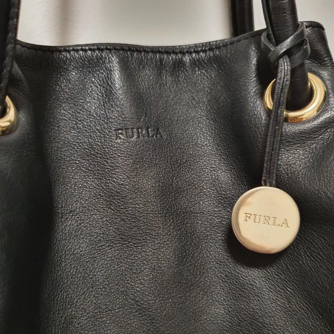 Furla 2 way Carmen Bag in Onyx