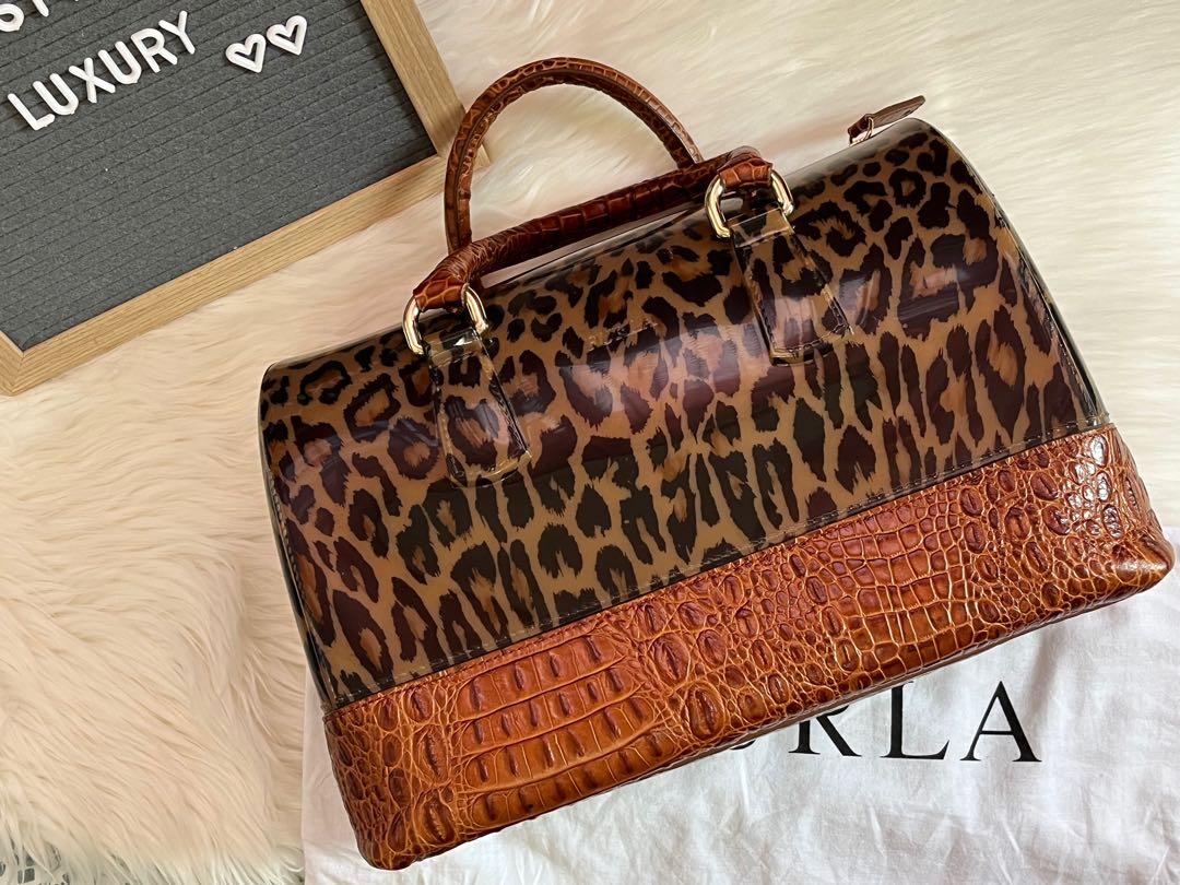Furla leopard new arrivals print bag