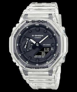 農家橡樹 深水埗 有門市全新正貨 1年保養 CASIO 錶 卡西歐 GSHOCK  男裝 女裝 手錶 GA-2100SKE-7A GA2100SKE-7A G-SHOCK ga2100 ga-2100 透明 GA-2100SKE-7 GA2100SKE-7