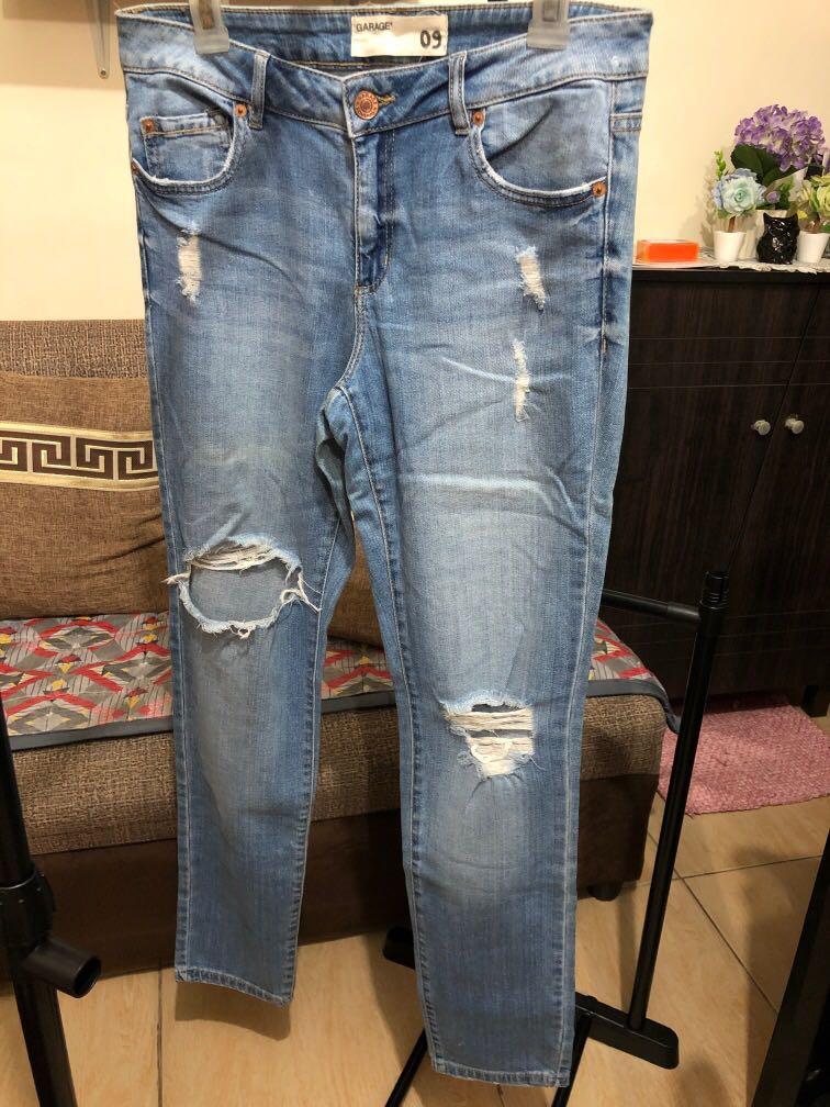 Garage Ripped jeans, Women's Fashion 