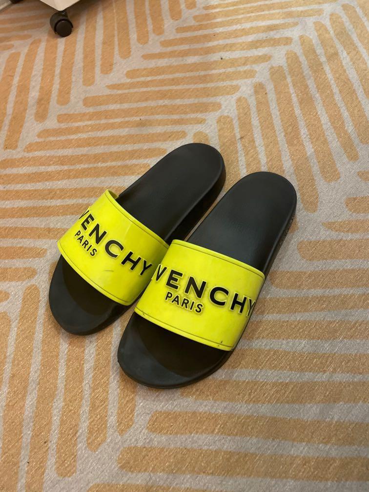 Givenchy Neon Slides Men s Fashion Footwear Flipflops and Slides on Carousell