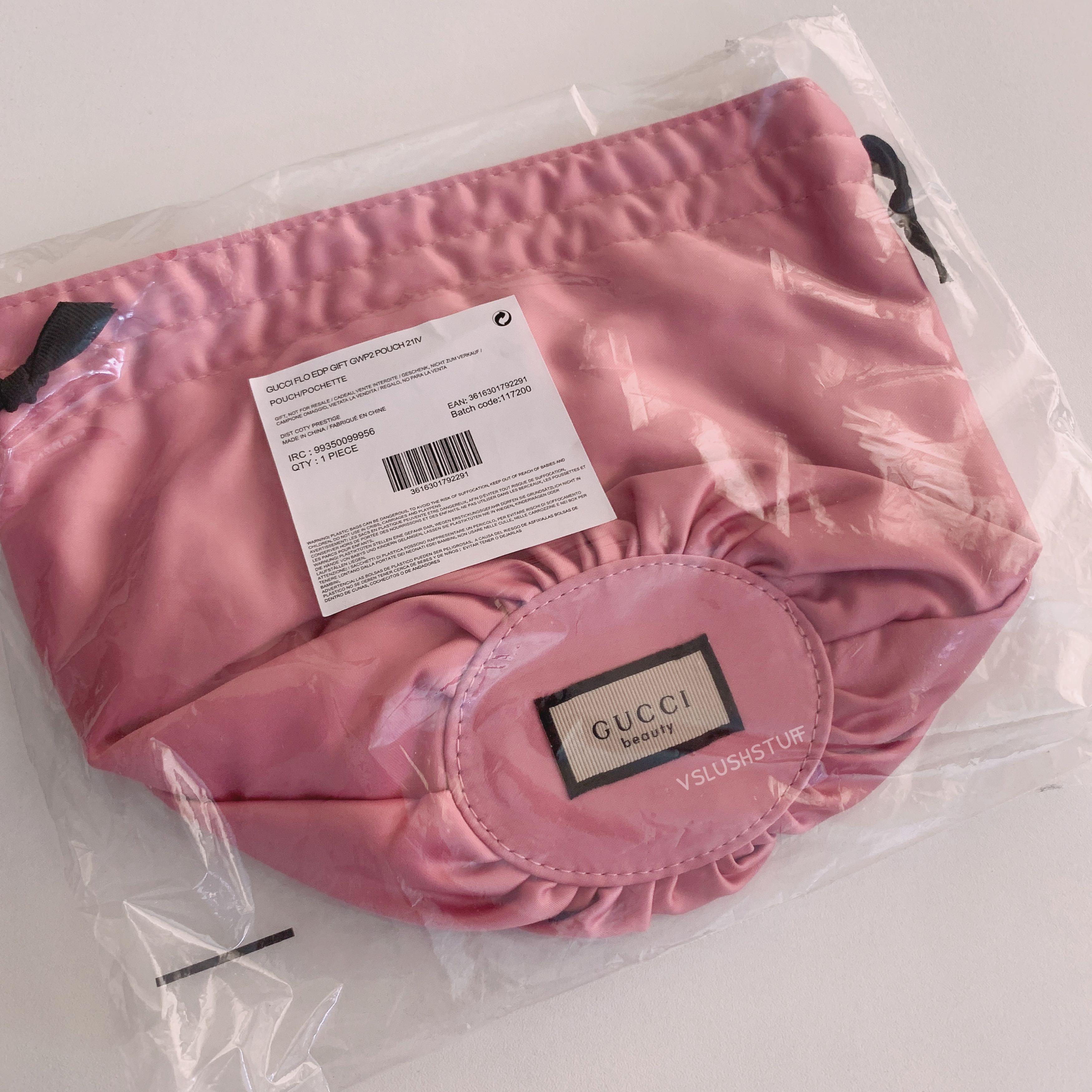 Gucci pink drawstring bag store