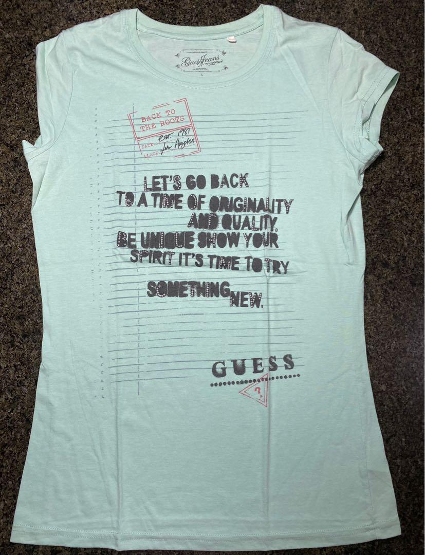 GUESS Shirt (Category: Shirts) located in Manila. Submitted by mayeyeah (Listing ID 1117313028, Image 2). Description: RFS: Decluttering ‼️LAST PRICE POSTED‼️.