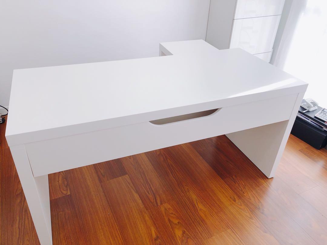 Malm desk add on hot sale