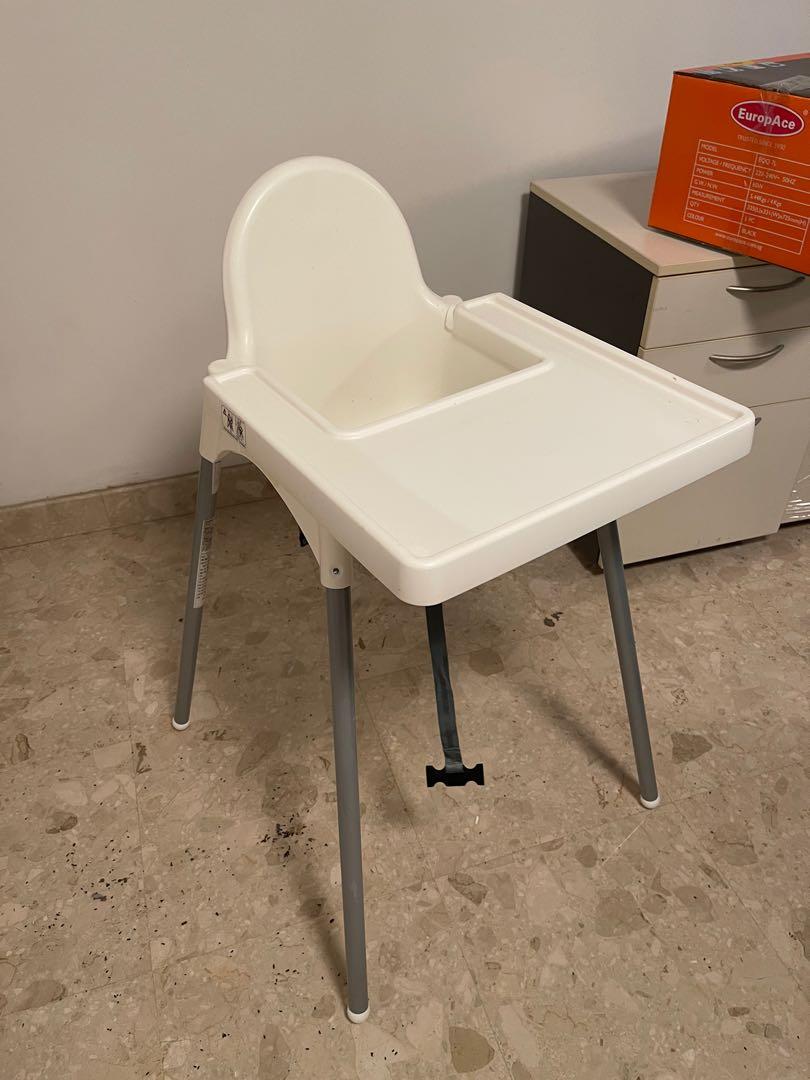 IKEA white high chair, Babies & Kids, Baby Nursery & Kids Furniture, Kids' Tables & Chairs on