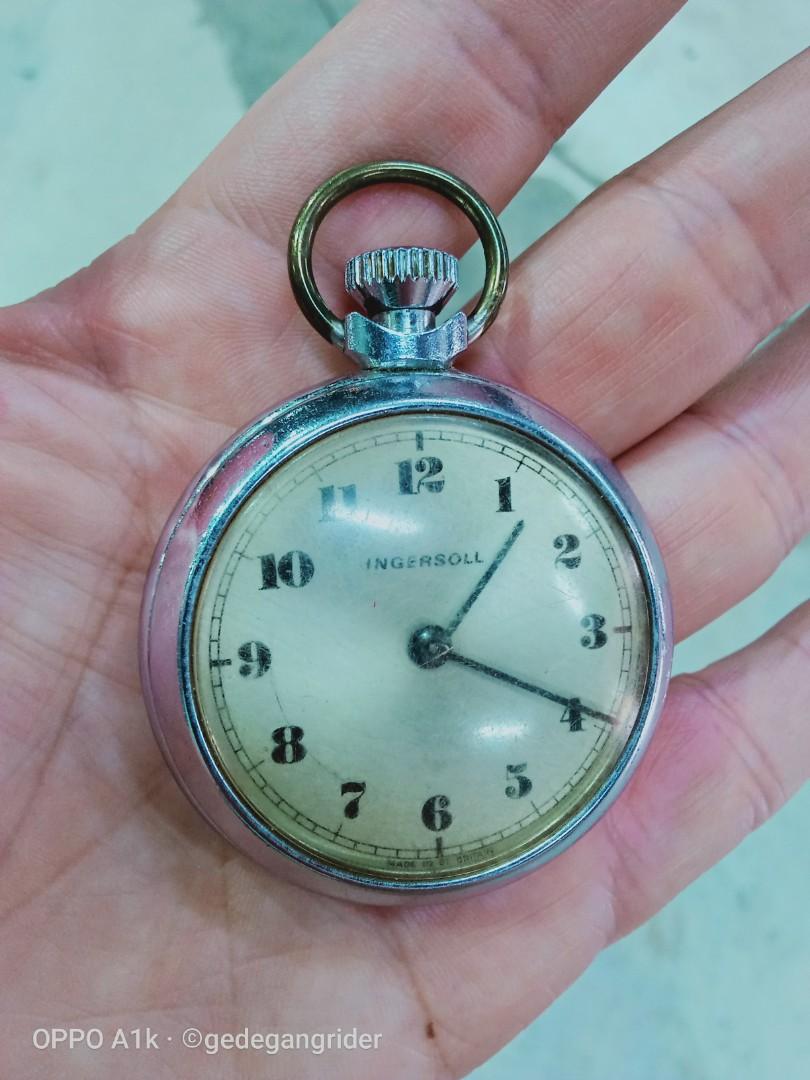 Ingersoll crown outlet pocket watch