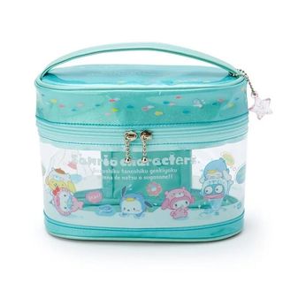 Japan Sanrio - Sanrio Characters 日版 手提 化妝袋 PVC 化妝包 手提袋 便攜 收納袋 kitty melody 布甸狗 玉桂狗 pc狗 水怪 (冰友設計系列)64186672300547110