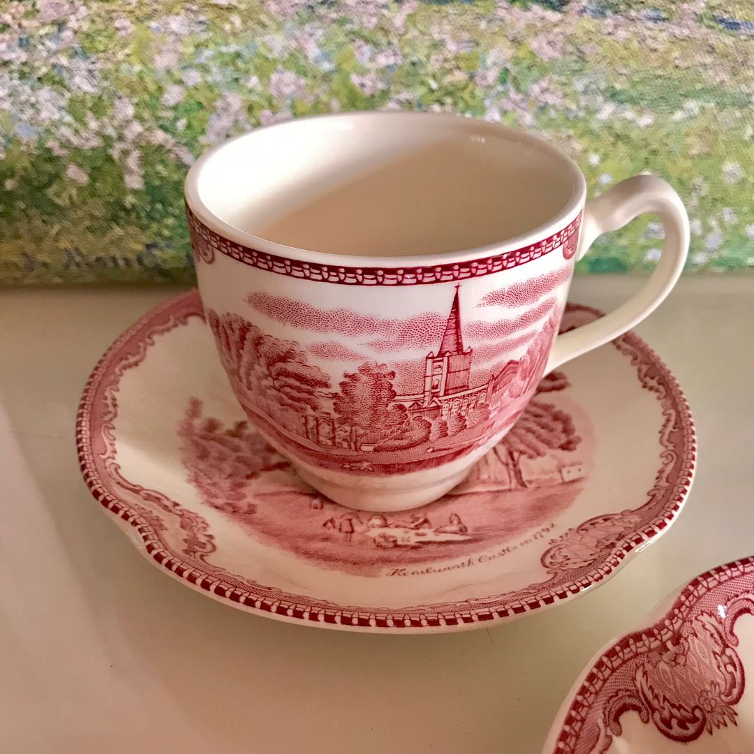 Johnson Brothers Old English Castles duo 1 cup 1 saucer, Furniture & Home Living, Kitchenware