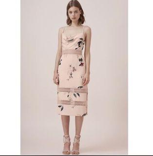Keepsake dress floral size xs