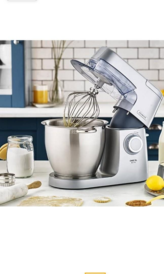 Kenwood KVL6100S Chef Elite XL Kitchen Machine, 6.7 Litre, 1400W, 220V